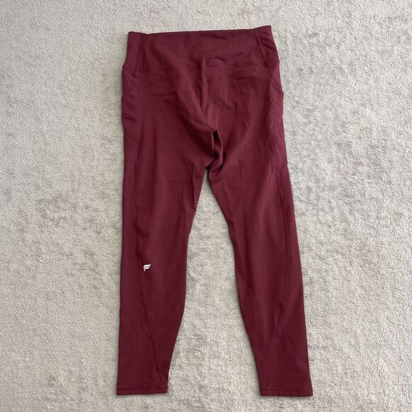 NEW Fabletics Trail Tight Women's XXL Dark Red Legging Pocket Snug Fit - Picture 5 of 11
